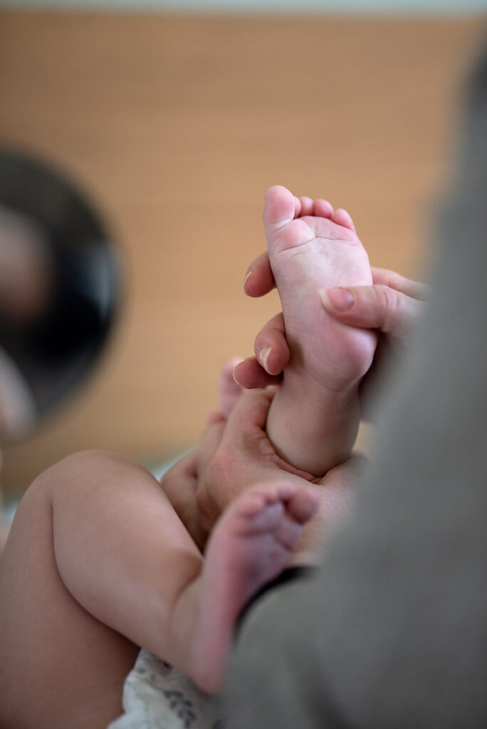 Massage bébé dans l'oise